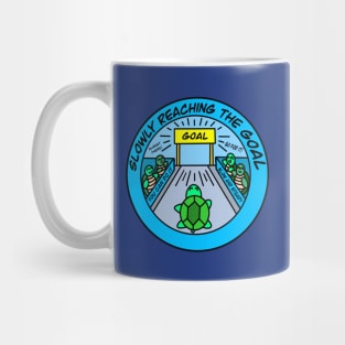 Slowly reaching the goal Mug